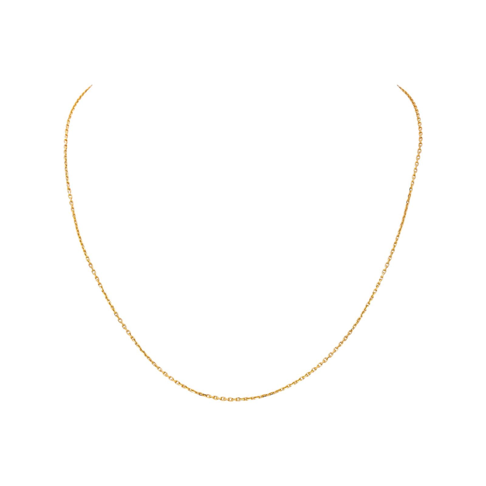 Collier Maille forçat Or jaune