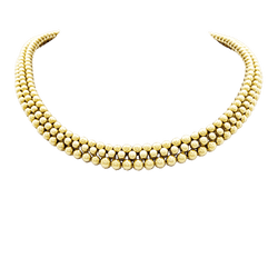 Necklace Boucheron, "Grains de Raisin", yellow gold.