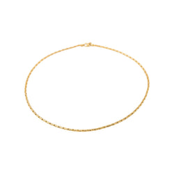 Collier Maille Grain de riz Or jaune
