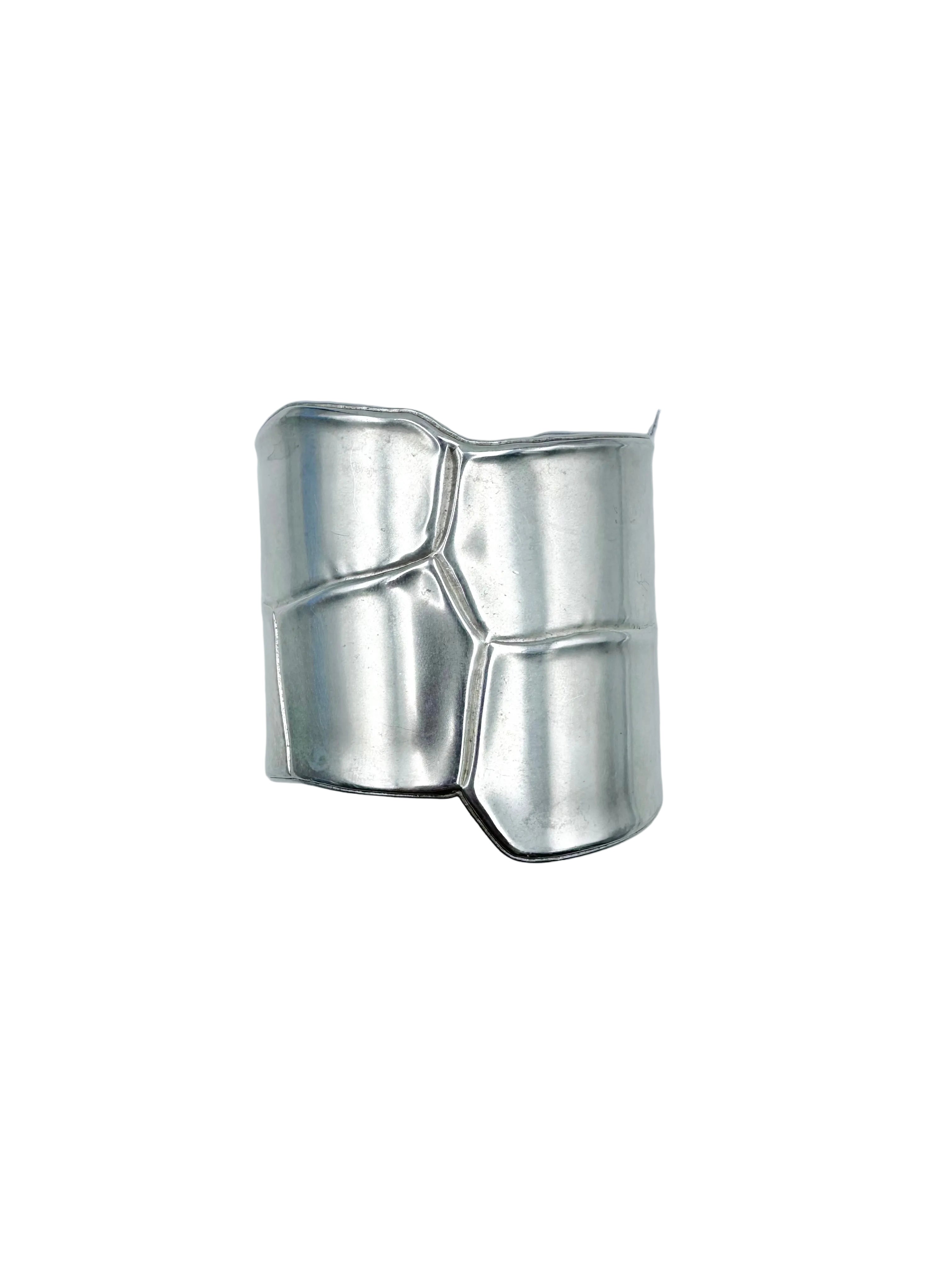 Bracelet Manchette HERMÈS Niloticus Éclat en argent