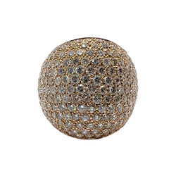 Bague Pavée en or rose et diamants