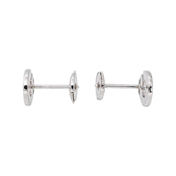 Dinh Van Boucles d'oreilles Menottes Or blanc Diamant