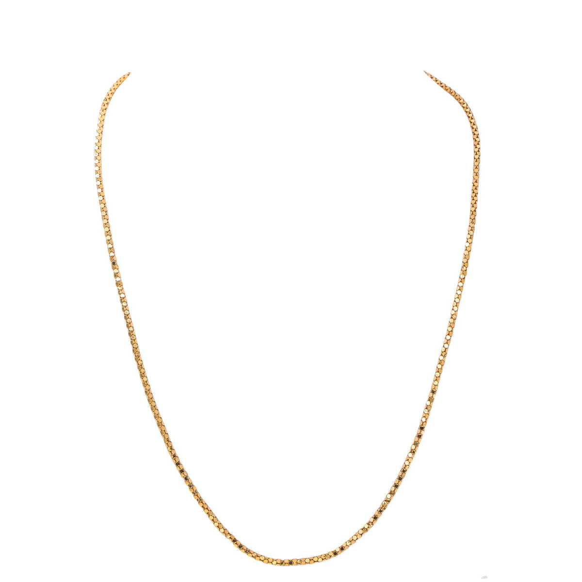 Collier Maille souple Or rose