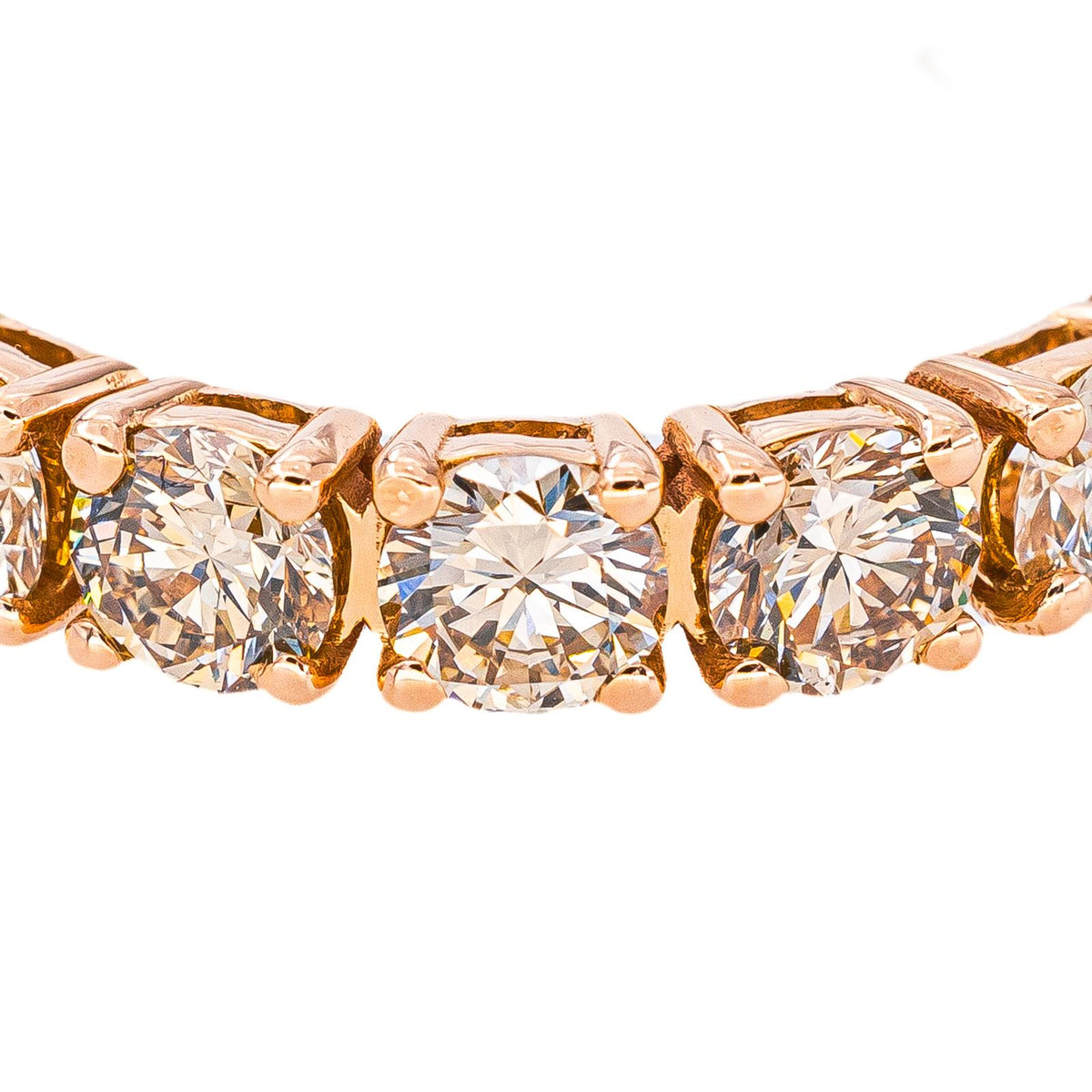 Bague Alliance américaine Or rose Diamant