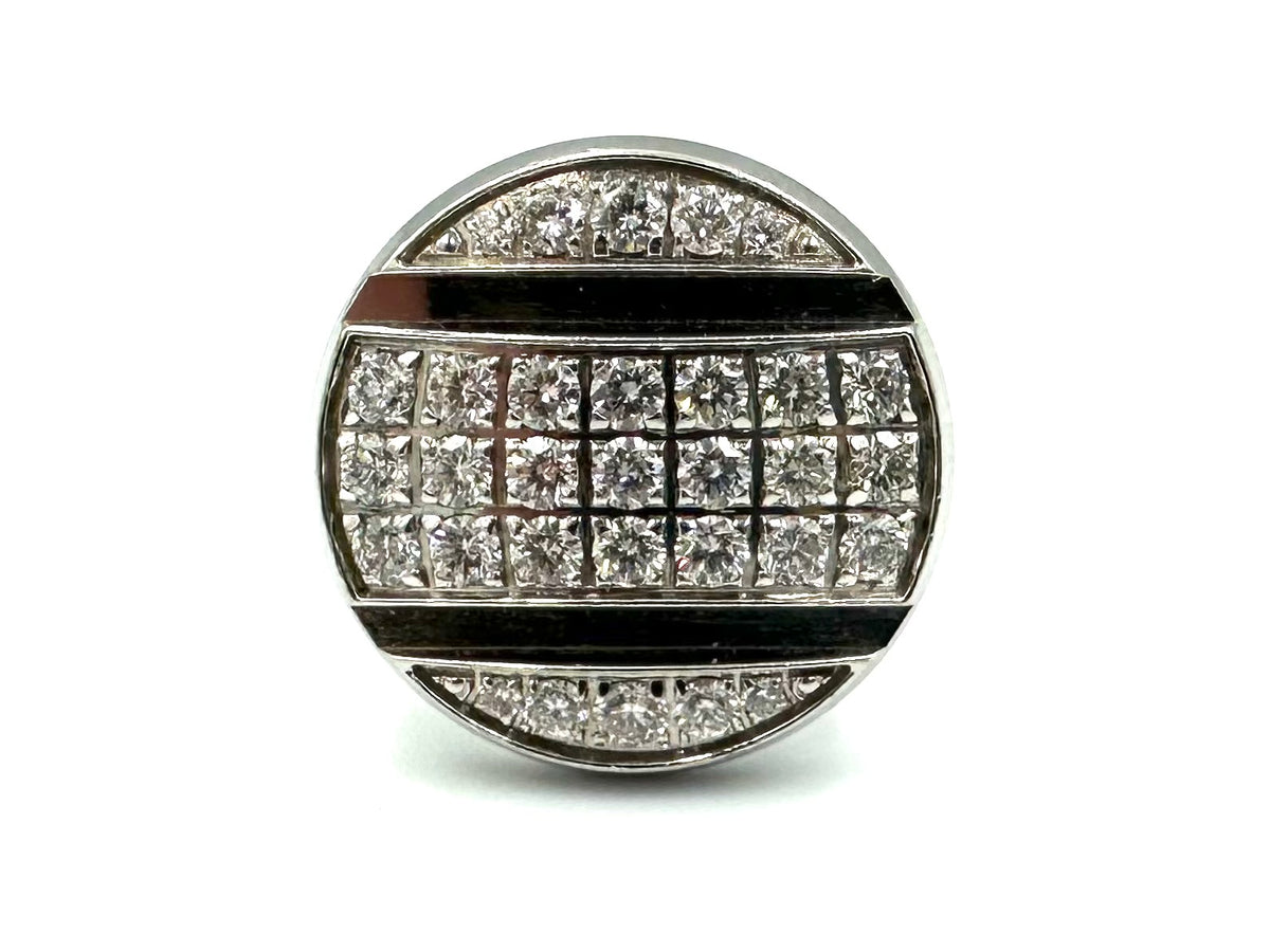 Bague Cocktail CHAUMET Class One Croisière en or blanc et diamants