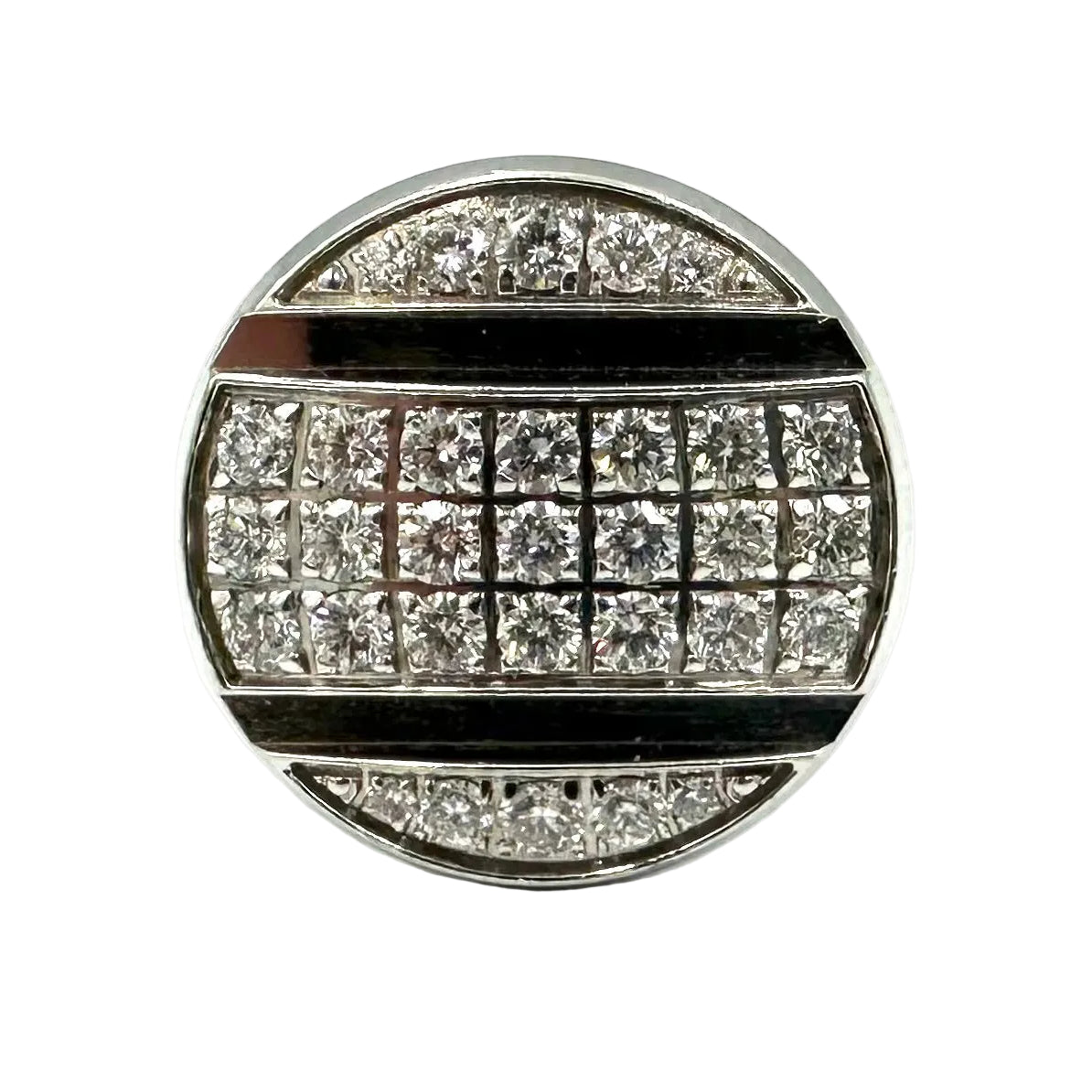 Bague Cocktail CHAUMET "Class One Croisière" en or blanc et diamants