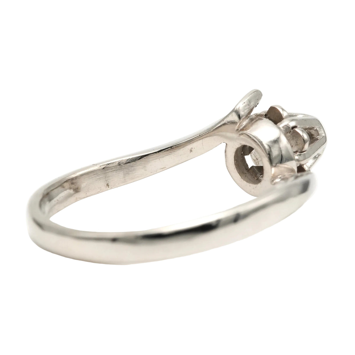 Bague Solitaire en or blanc et diamant