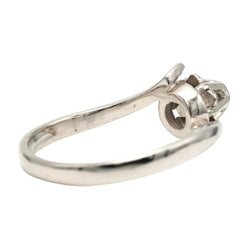 Bague Solitaire en or blanc et diamant