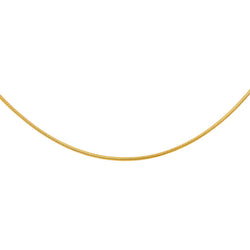 Collier Maille serpentine Or jaune