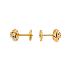 Cartier Boucles d'oreilles Puces Trinity Or rose Diamant