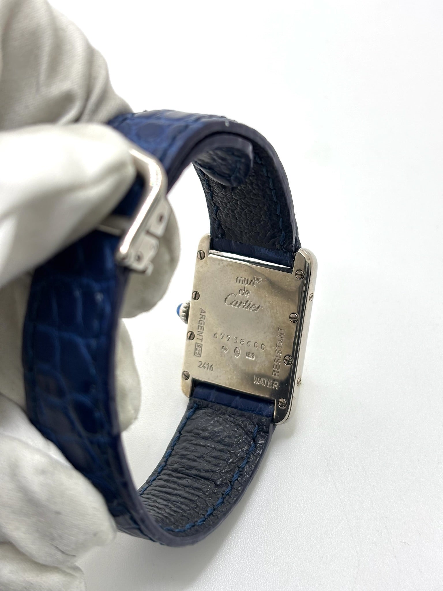 Montre CARTIER Tank Must en argent