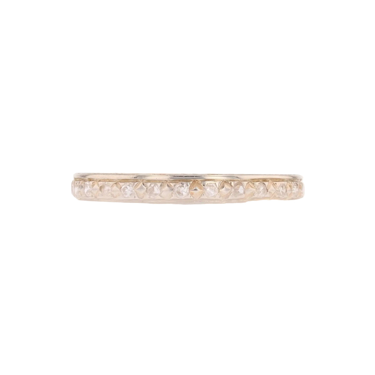 Bague Alliance en or blanc et diamants