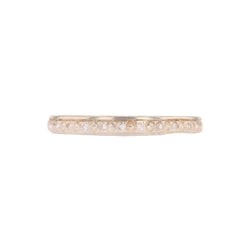 Bague Alliance en or blanc et diamants