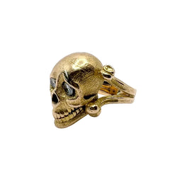 Bague en or jaune et diamants