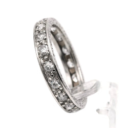 Bague Alliance en or blanc et diamants
