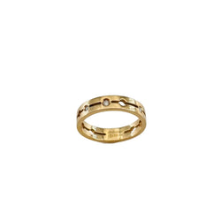 Bague DINH VAN "Pulse" PM en or rose et diamants