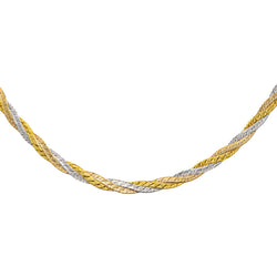 Collier Maille miroir Or rose