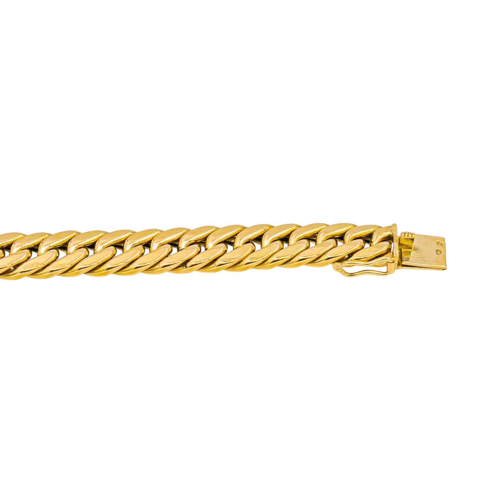 Collier Maille gourmette Or jaune