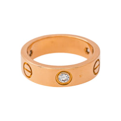 Cartier Bague Love Or rose Diamant