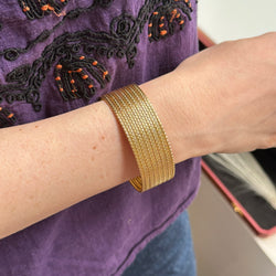 Bracelet Manchette en or jaune