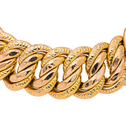 Bracelet Maille américaine Or jaune