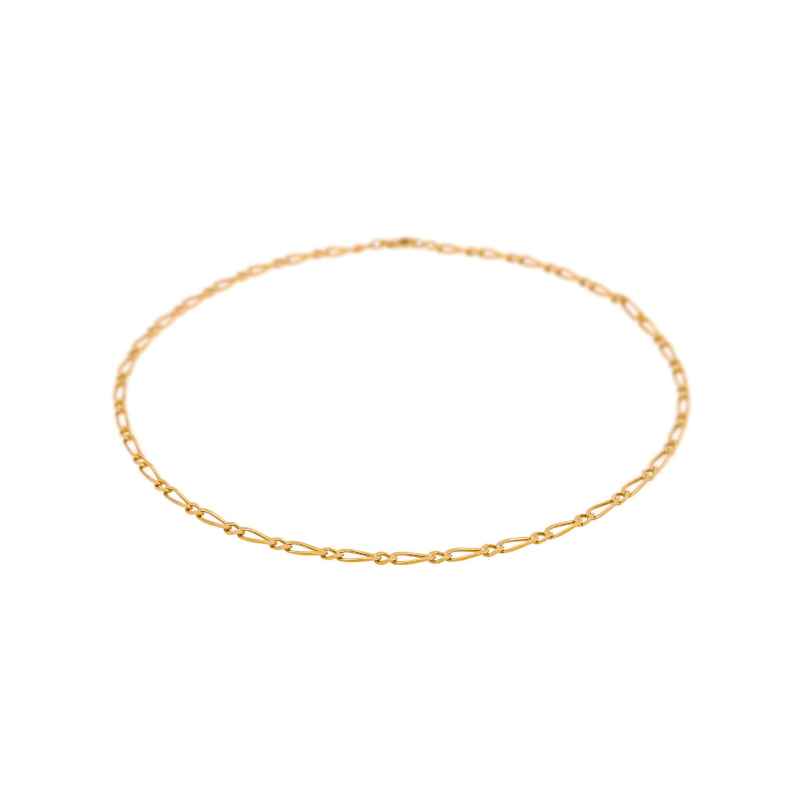 Collier Maille figaro Or Jaune