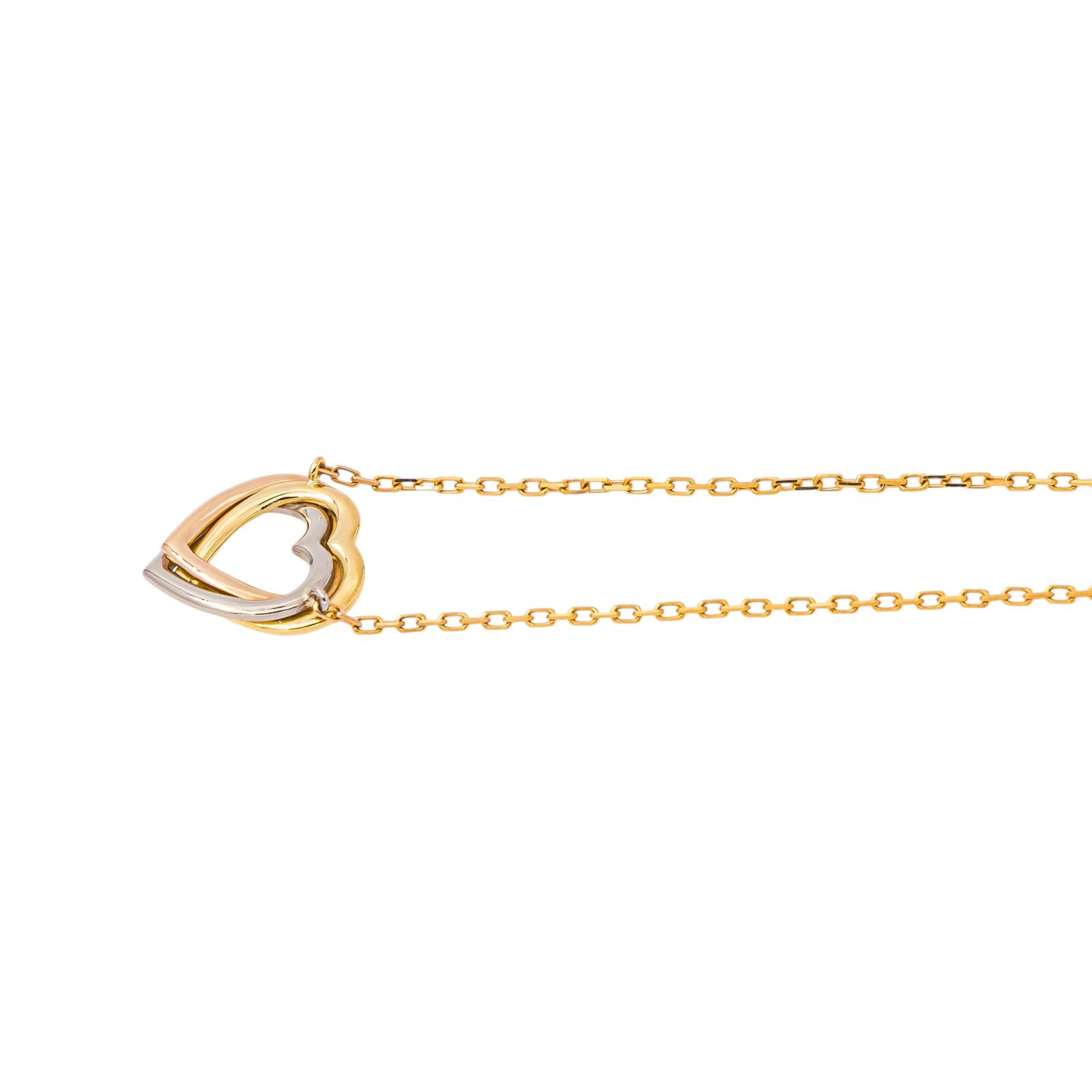 Cartier Collier Trinity Or rose