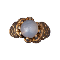 Bague Cocktail en or jaune et saphir