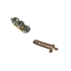 Fermoir en or blanc, or jaune et diamants
