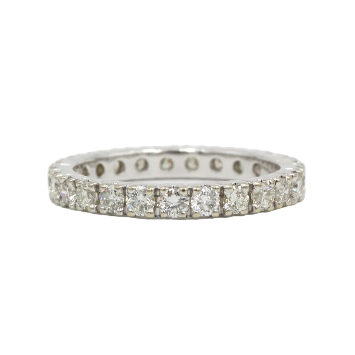 Bague Alliance en or blanc et diamants