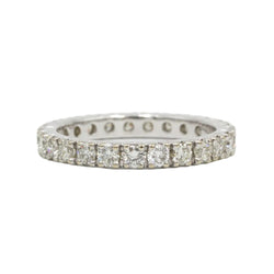 Bague Alliance en or blanc et diamants