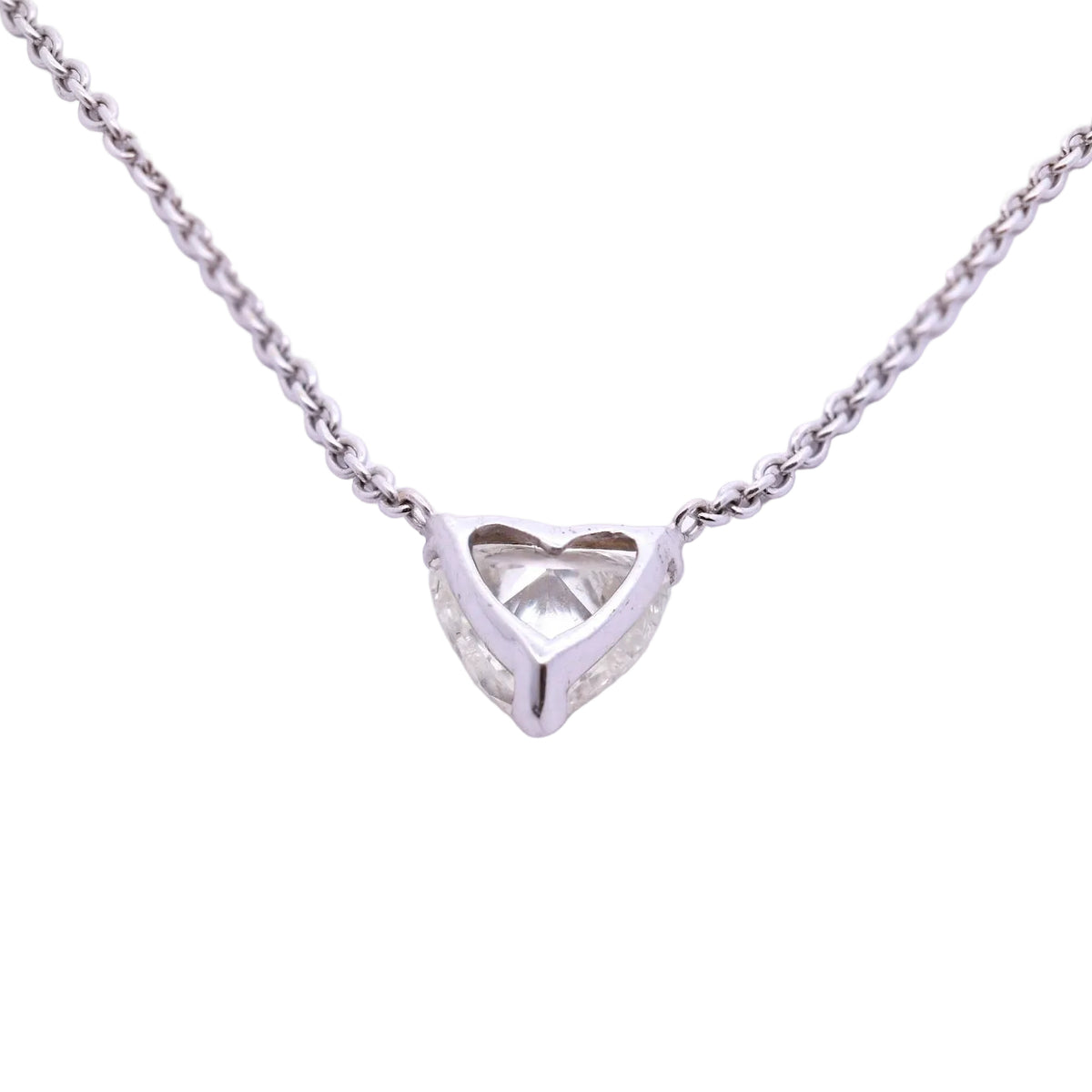 Collier Pendentif en or blanc et diamant
