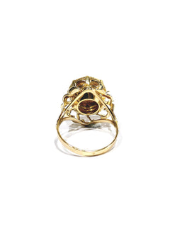 Bague or jaune Dos Pesos