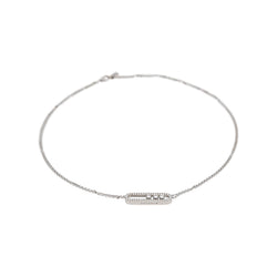 Messika Collier Move Or blanc Diamant