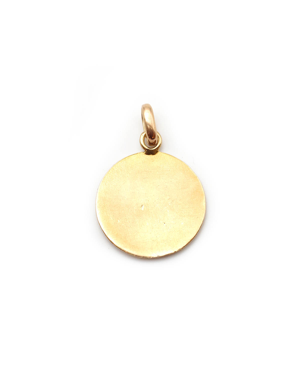 Médaille AUGIS en or jaune, rubis et diamant