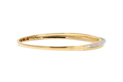 Bracelet Jonc en or jaune et diamants