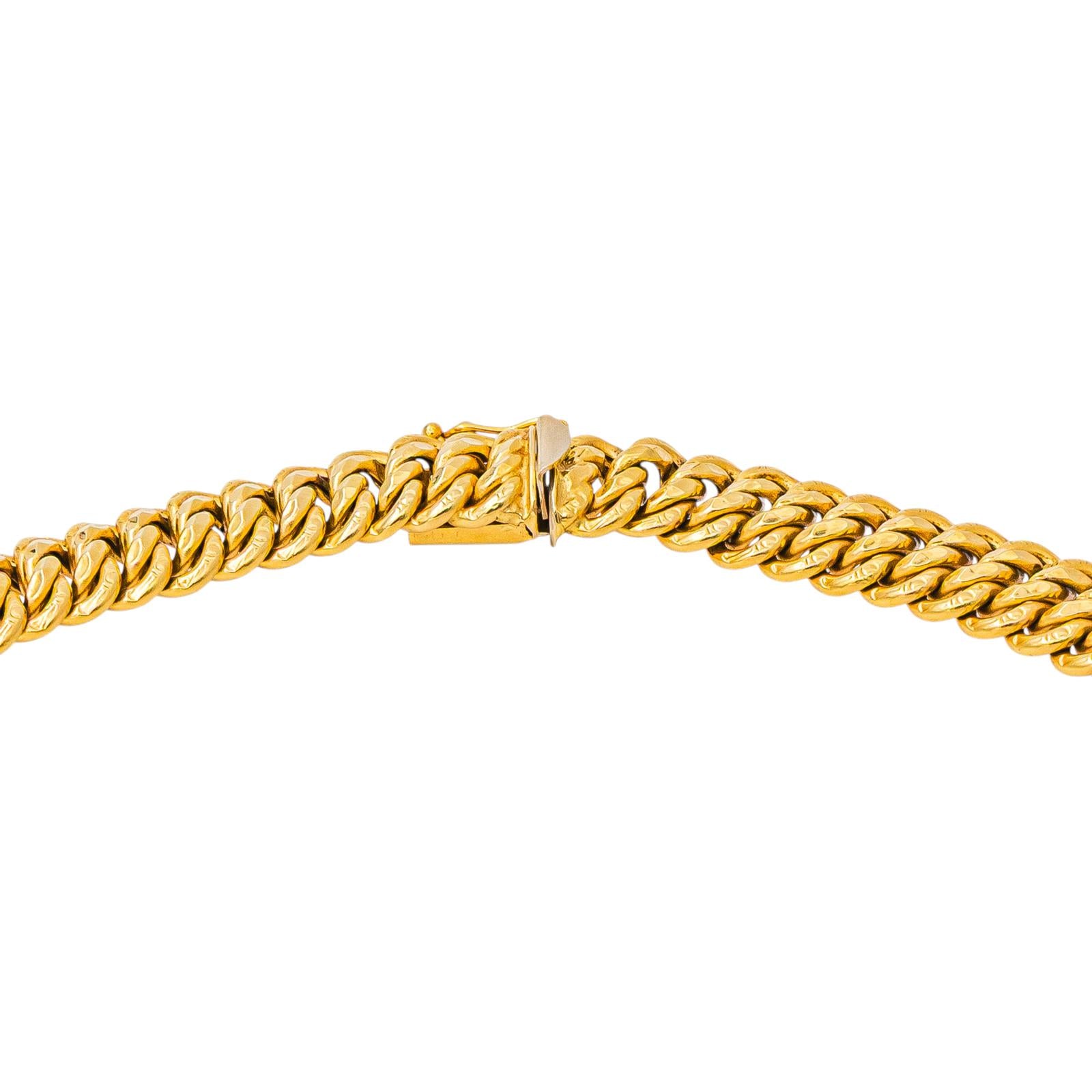 Collier Maille Américaine Or jaune