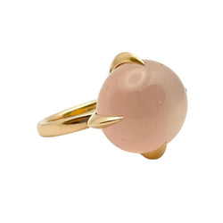 Bague Solitaire POMELLATO "Veleno" en or jaune et pierre de lune