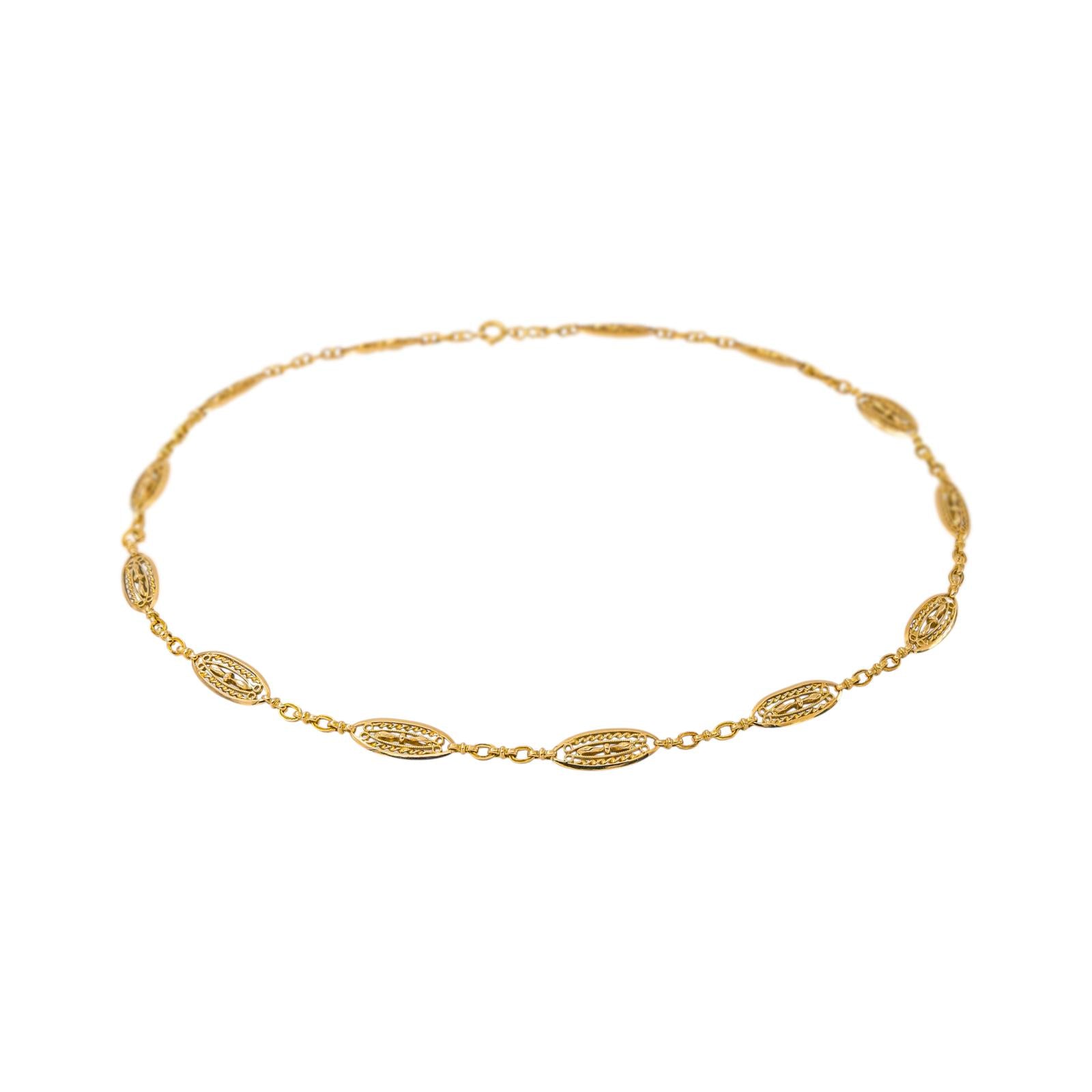 Collier Maille en or jaune