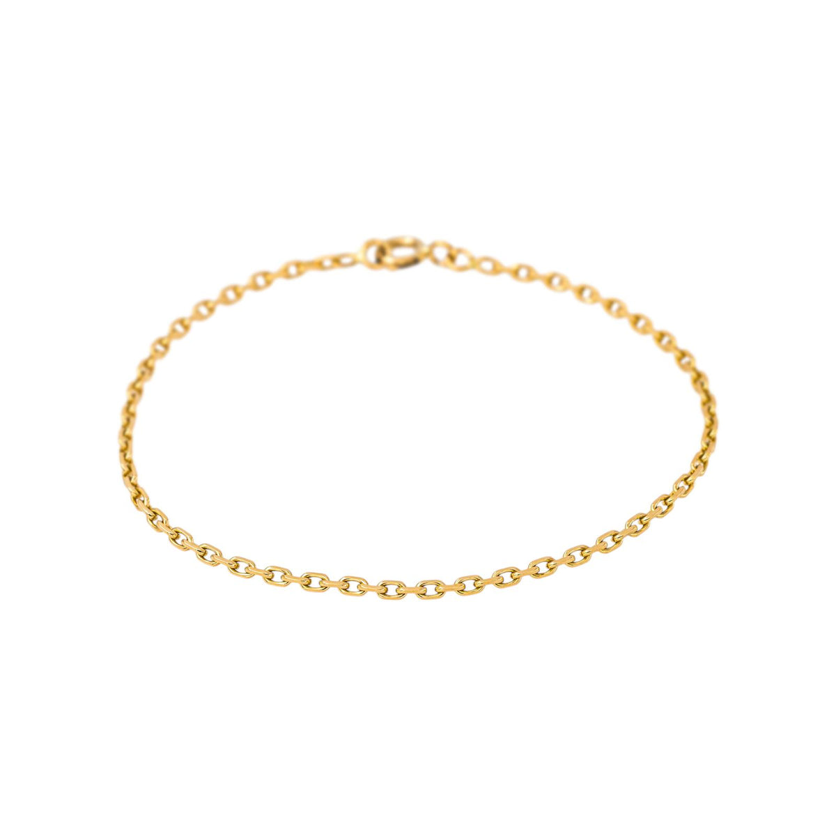 Bracelet Maille Forçat Or jaune