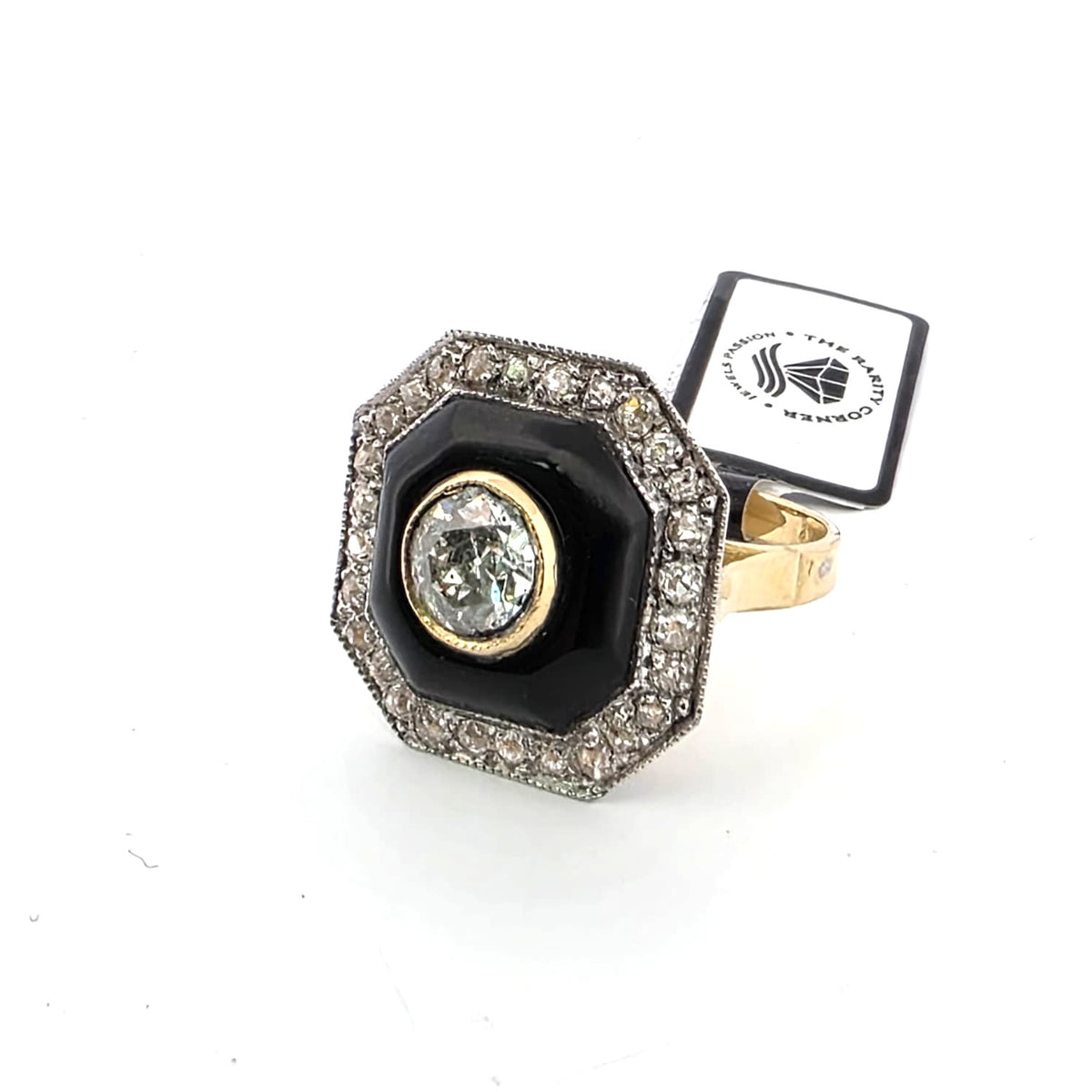Bague Entourage en or blanc, or jaune et diamatns