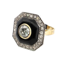 Bague Entourage en or blanc, or jaune et diamatns