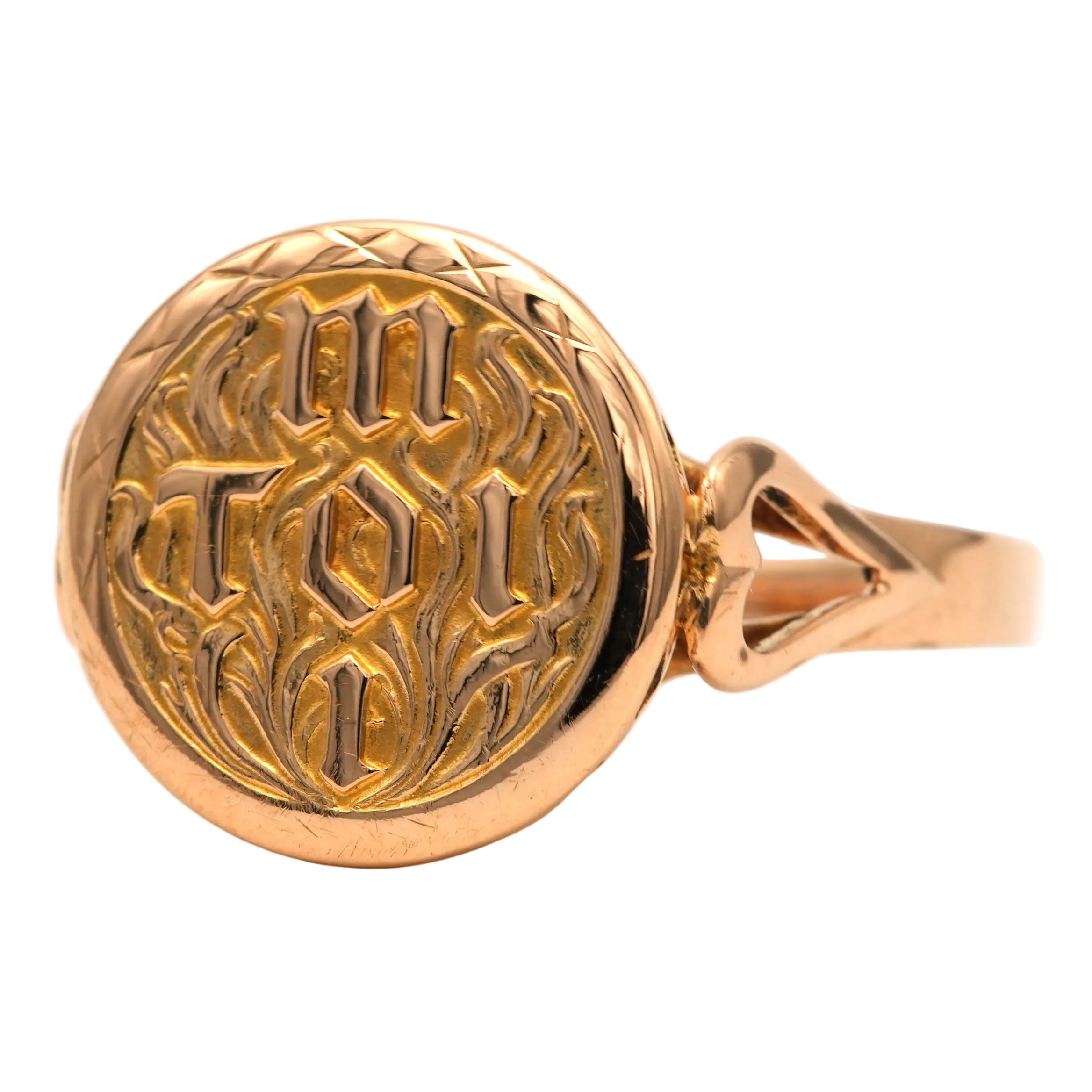 Bague Chevalière en or jaune
