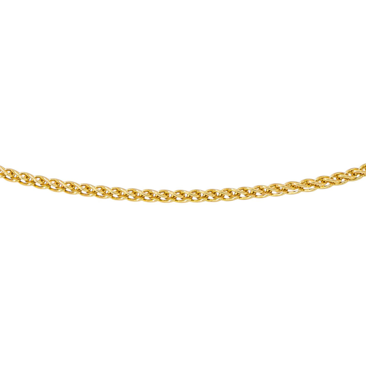 Collier Maille tressée Or jaune
