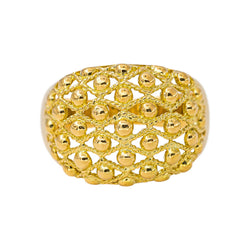 Bague Dôme en or jaune