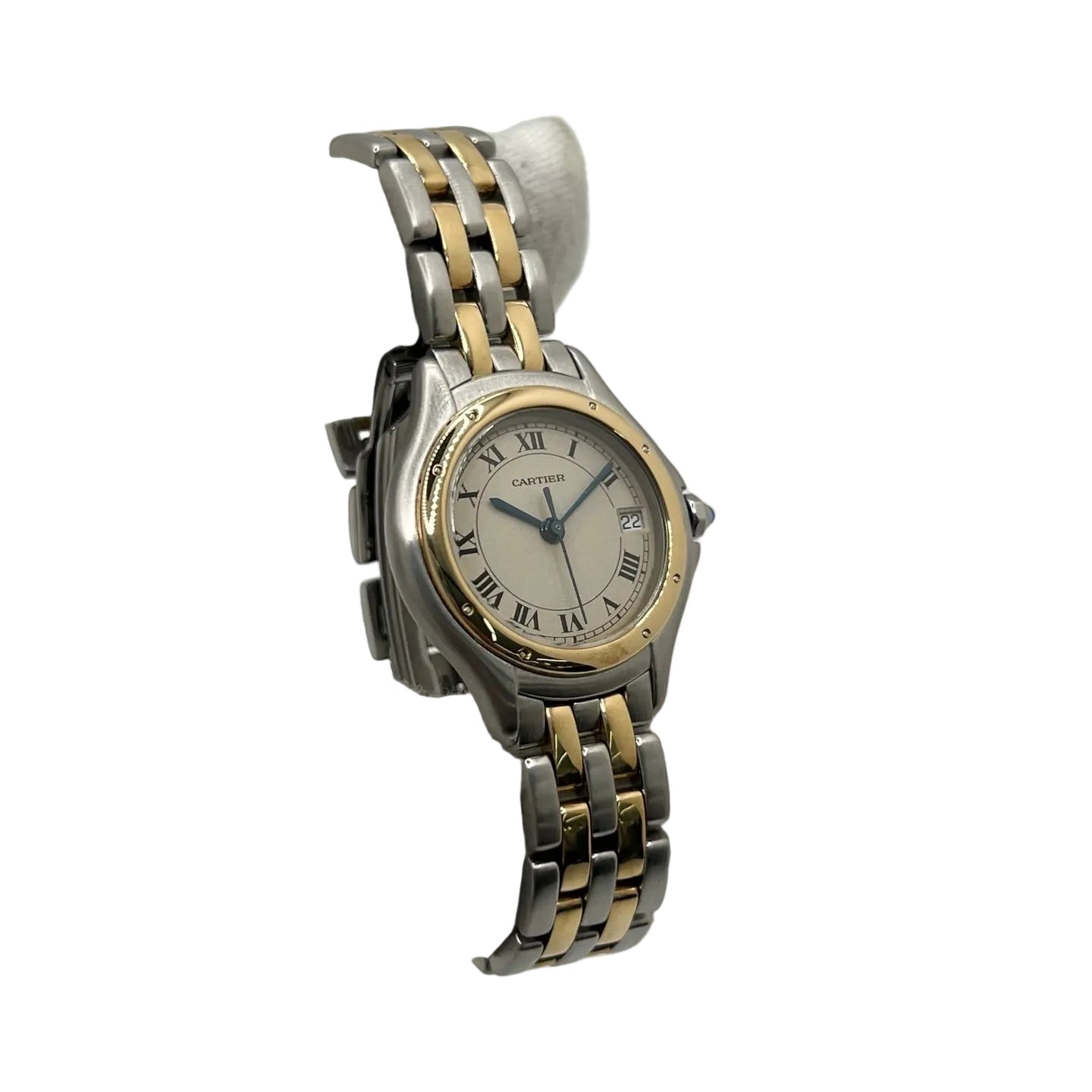 Montre CARTIER "Cougar" en or jaune et acier