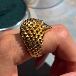Bague Cocktail BOUCHERON "Collection des Animaux" en or jaune, rubis et diamant