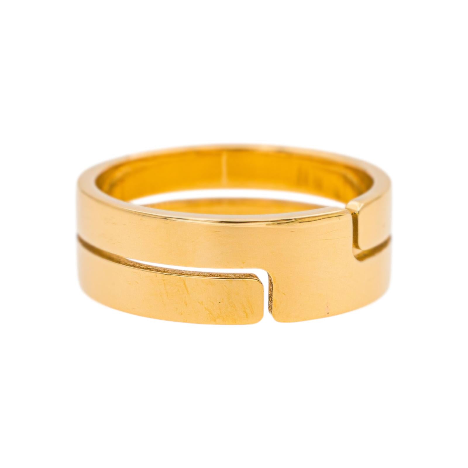 Dinh Van Bague  Jonc Seventies Or jaune