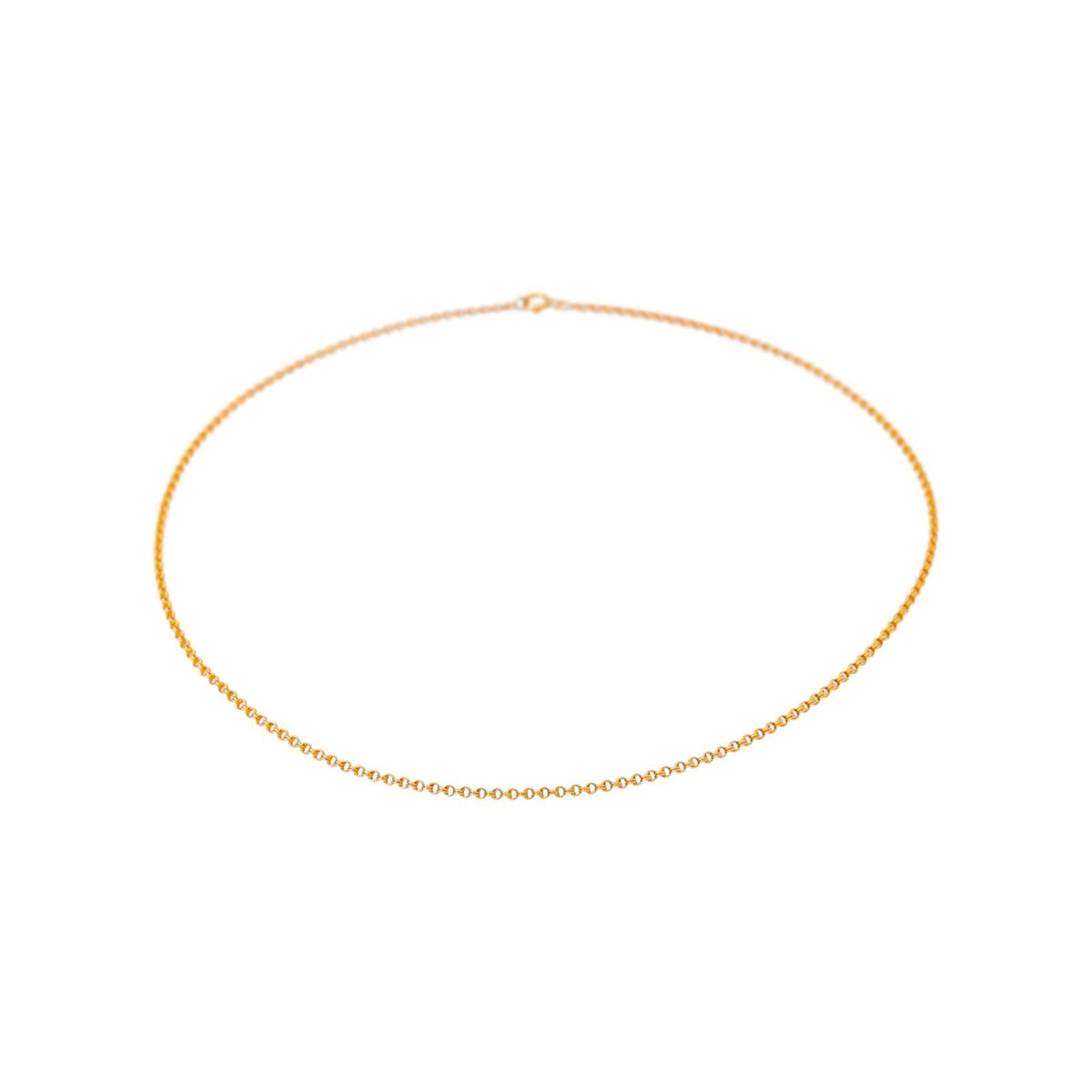 Collier maille Jaseron Or rose