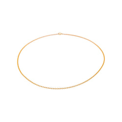 Collier maille Jaseron Or rose